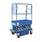 Vestil Blue Powder Coated Steel Electric Order Picker 500lb Capacity EOP-500 - alternate 1